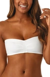 ON GOSSAMER CABANA STRAPLESS COTTON BLEND BANDEAU