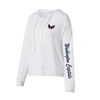 Concepts Sport Women's  White Washington Capitals Accord Hacci Long Sleeve Hoodie T-shirt In Cream