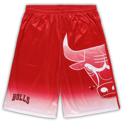 Fanatics Branded Red Chicago Bulls Big & Tall Graphic Shorts
