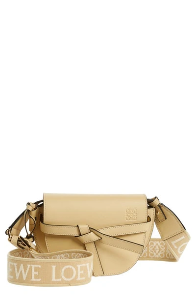 Loewe Gate Dual Mini Crossbody Bag In Neutrals