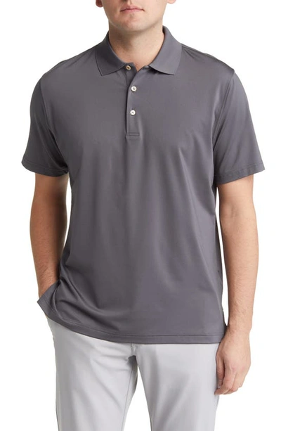 Peter Millar Stretch Jersey Performance Polo In Black