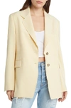 FRAME OVERSIZE RAW EDGE BLAZER