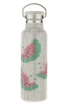 COLLINA STRADA CRYSTAL EMBELLISHED INSULATED WATER BOTTLE