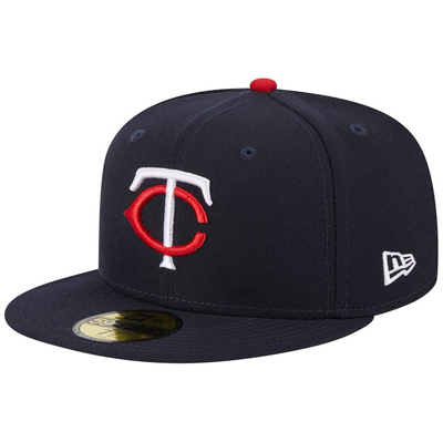 New Era Navy Minnesota Twins Authentic Collection Replica 59fifty Fitted Hat
