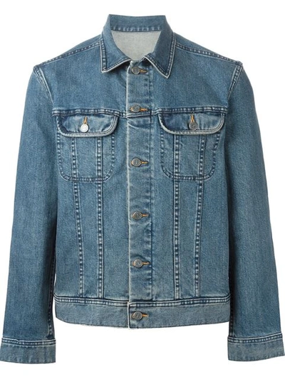Apc Blue Denim Charles Jacket