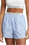 Polo Ralph Lauren Striped Cotton Boxer In Wide Stripes