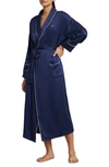 Polo Ralph Lauren Women's Belted Silk-blend Robe In Marine Blue