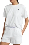 Polo Ralph Lauren Short Pajamas In White Cloud