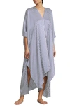 Polo Ralph Lauren Striped Asymmetric Kaftan In Blue Stripes