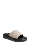 Vagabond Shoemakers Blenda Platform Slide Sandal In Sand