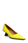 Vagabond Shoemakers Tilly Pointed Toe Pump In Lime