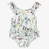 MOLO BABY GIRLS FLORAL SWIMSUIT (UPF50+)