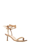 Fashion To Figure Laurie Heeled Sandal In Bronze Beauty