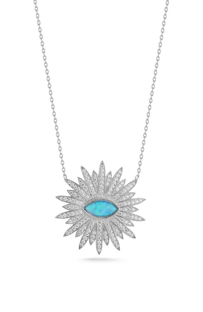 Sphera Milano Silver Cz Pendant Necklace