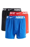 Nike 3-pack Dri-fit Essential Micro Boxers In Game Royal