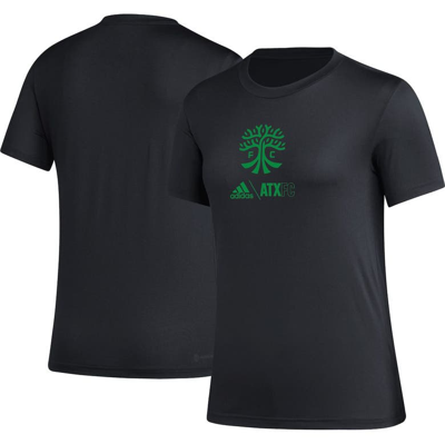 Adidas Originals Adidas Black Austin Fc Aeroready Club Icon T-shirt