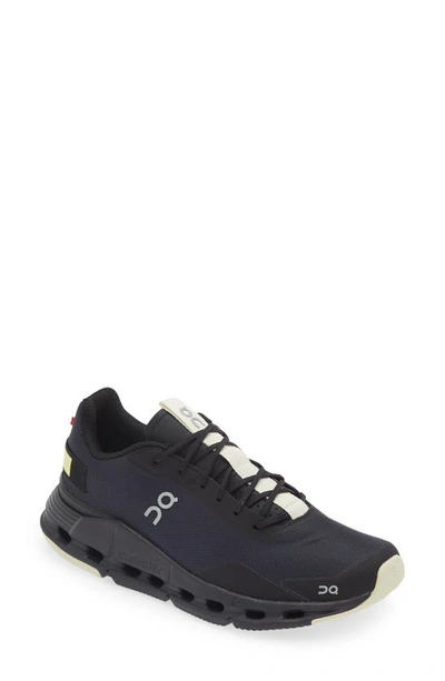 On Women's Cloudnova Low Top Running Sneakers In Black/ Hay