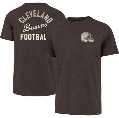 47 ' Brown Cleveland Browns Turn Back Franklin T-shirt