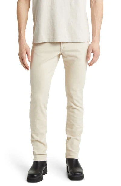 Frame L'homme Slim Fit Jeans In Garage White Beige