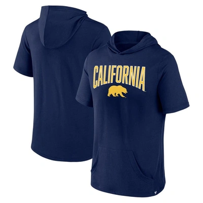 Fanatics Branded Navy Cal Bears Outline Lower Arch Hoodie T-shirt