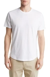 BUCK MASON CURVE HEM COTTON SLUB T-SHIRT