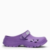 Suicoke Black Mok Sabot In Purple