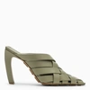 Bottega Veneta Mule Alfie Travertine In Beige