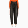 Off-white Black Washed Balloon Jeans In Black
