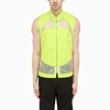 Stone Island Shadow Project Vest Distorted Ripstop Organza-tc Neon Green In Yellow