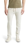 Buck Mason Brushed Loopback Trousers In Natural