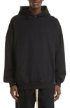Fear Of God Eternal Cotton Sweatshirt Hoodie In Black