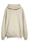 Fear Of God Eternal Logo-flocked Cotton-jersey Hoodie In Neutral