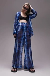 TOPSHOP TIE DYE WIDE LEG COVER-UP trousers