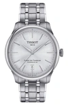 TISSOT CHEMIN DES TOURELLES POWERMATIC 80 BRACELET WATCH, 39MM