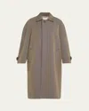 6397 Balmacan Coat In Irds Asphlt