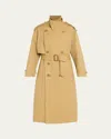 6397 Belted Trench Coat In Khaki