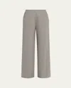 6397 Bias-cut Wide-leg Trousers In Gray
