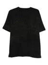 6397 Big Russell Bubble Wrap T-shirt In Black