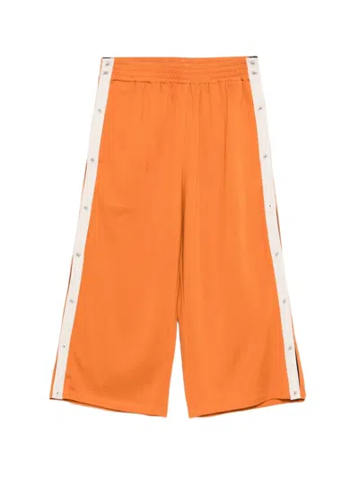 6397 Button Side Shorts In Orange