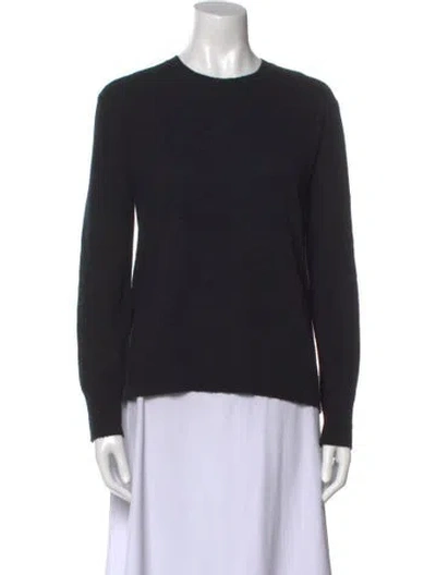 Pre-owned 6397 Cashmere Crew Neck Sweater In Black
