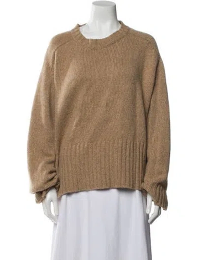 Pre-owned 6397 Cashmere Crew Neck Sweater In Neutral