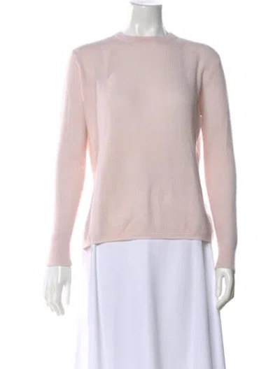 Pre-owned 6397 Cashmere Crew Neck Sweater In Pink