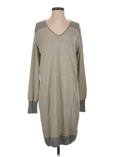 Pre-owned 6397 Casual Dress In Gray