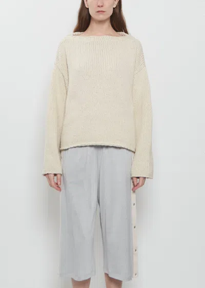 6397 Chunky Boatneck In Brown