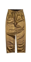 6397 Coated Pitched Baggy Jean Copper
