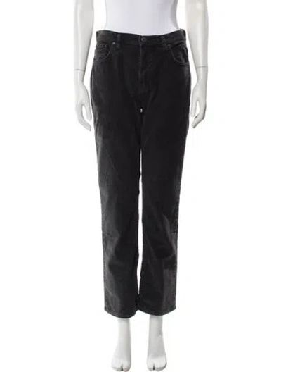 Pre-owned 6397 Corduroy Straight Leg Pants W/ Tags In Gray