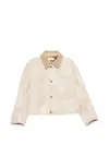 6397 Canvas Flight Jacket In Neutral