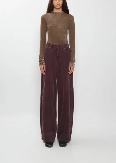6397 Cotton Corduroy Roomy In Brown