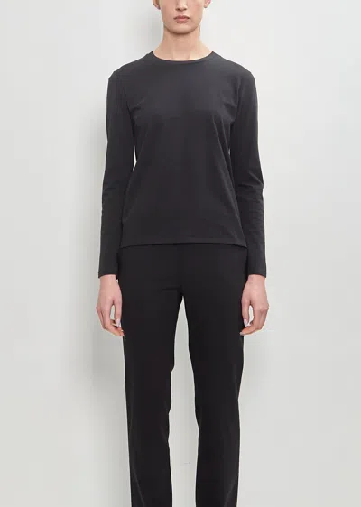 6397 Cotton Long Sleeve Mini Boy T-shirt In Jet Black