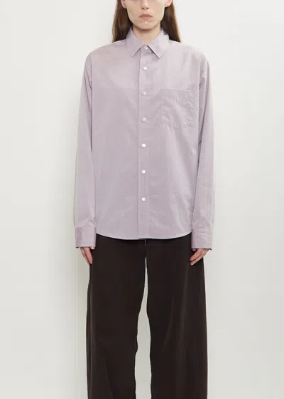 6397 Cotton Trim Shirt In Gray